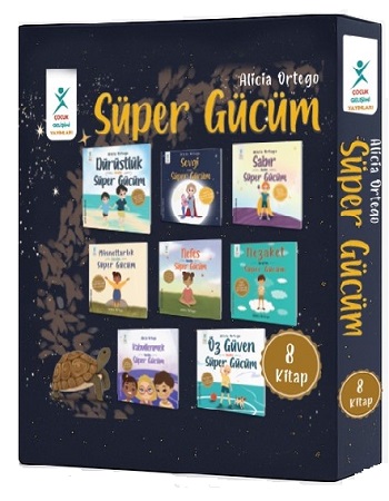 Süper Gücüm Seti 8 kitap