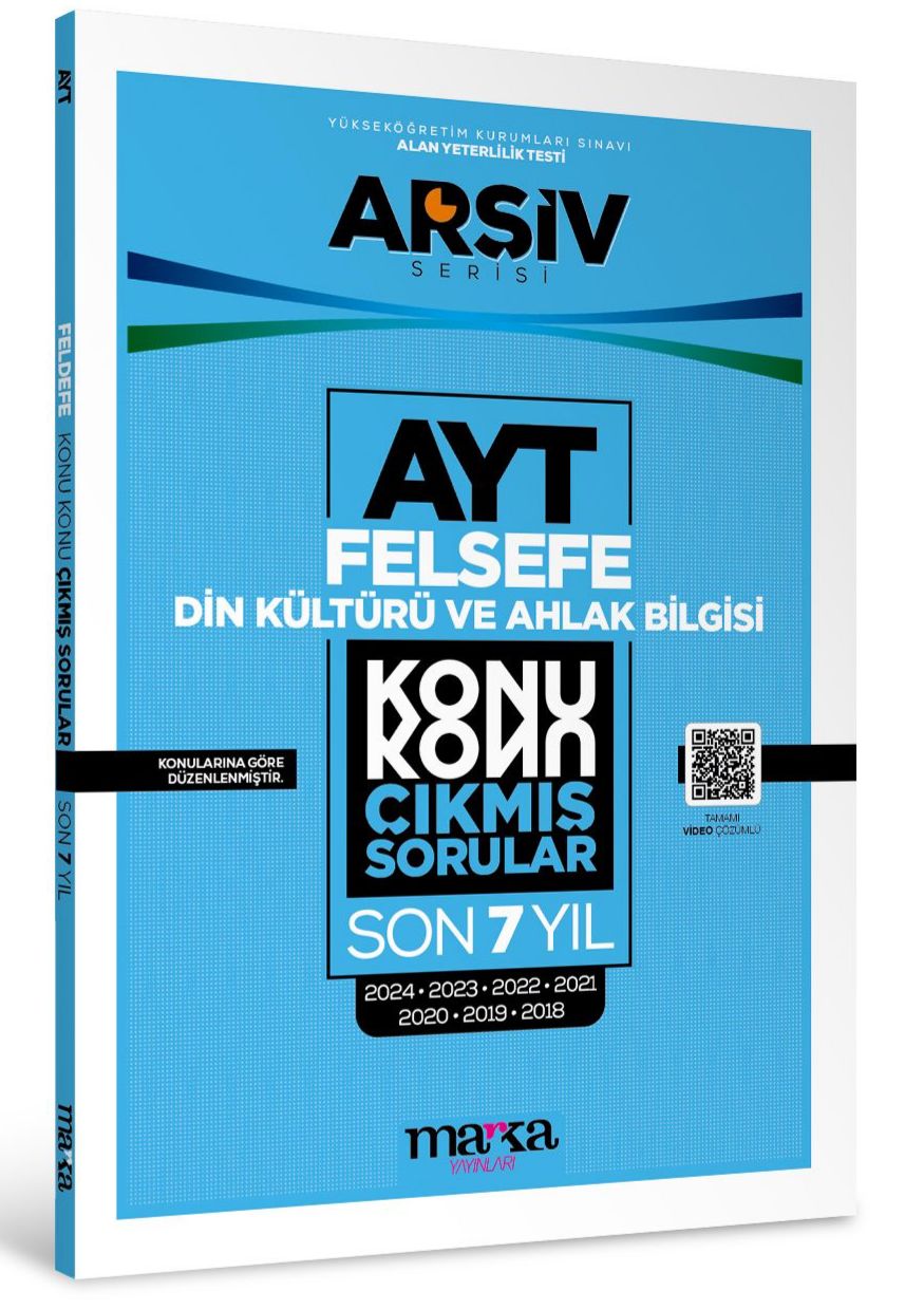AYT Din Kültürü / Felsefe Konu Konu Çıkmış Sorular Son 7 Yıl