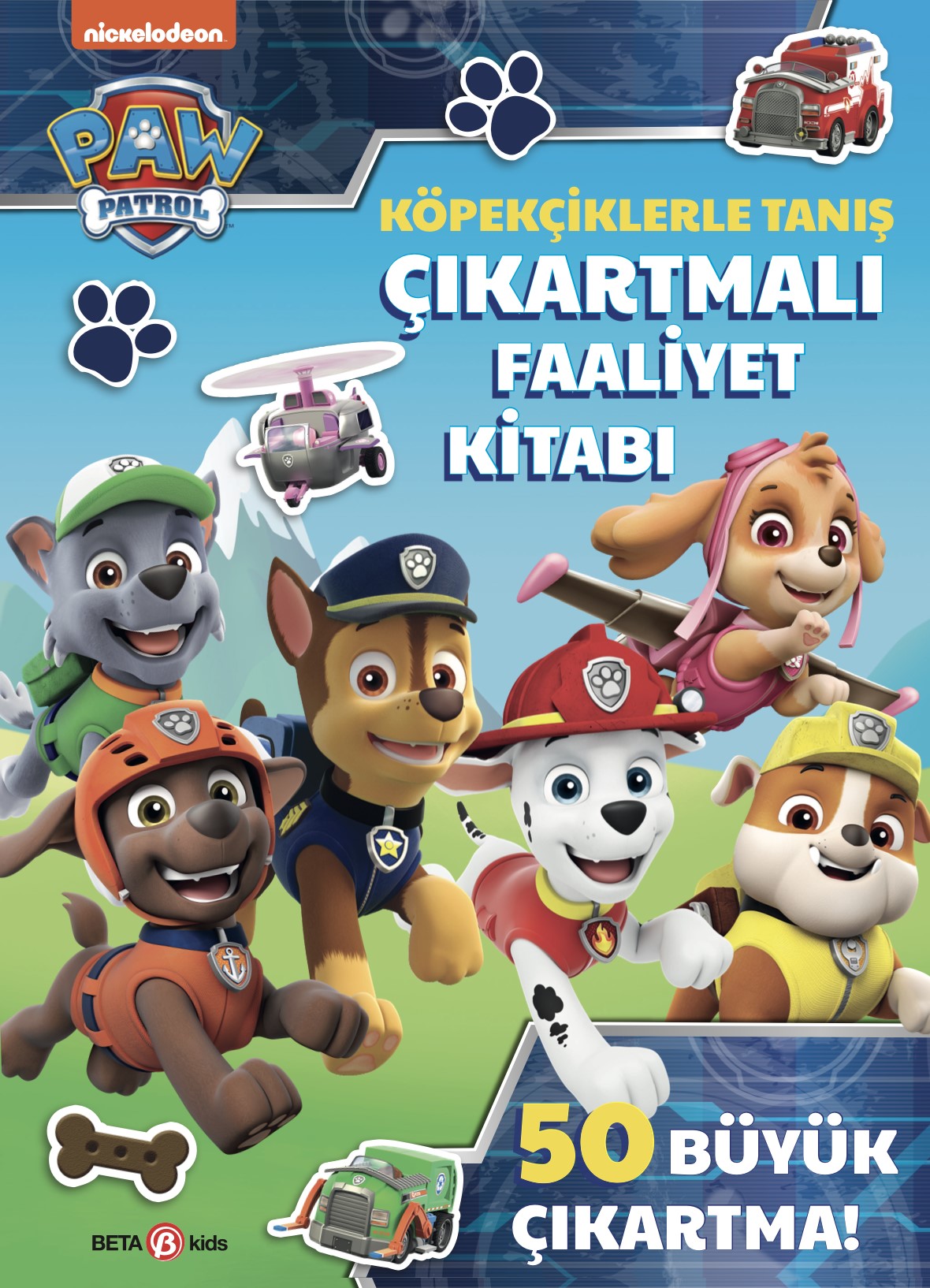 Köpekçiklerle Tanış Çıkartmalı Faaliyet Kitabı - Paw Patrol