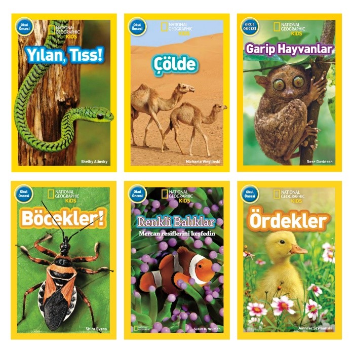 National Geographic Kids Okul Öncesi Serisi 6 Kitap