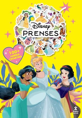 Disney Prenses Boyama Kitabı Çıkartma Bombası 100 + Harika Çıkartma