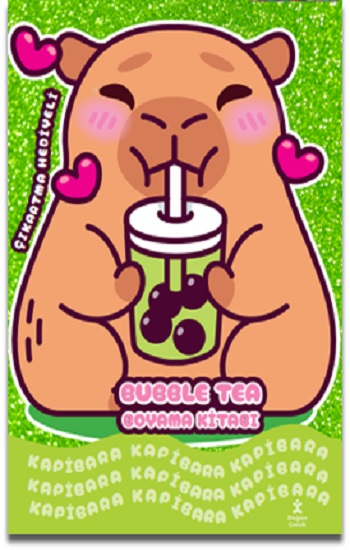 Kapibara - Bubble Tea Boyama Kitabı