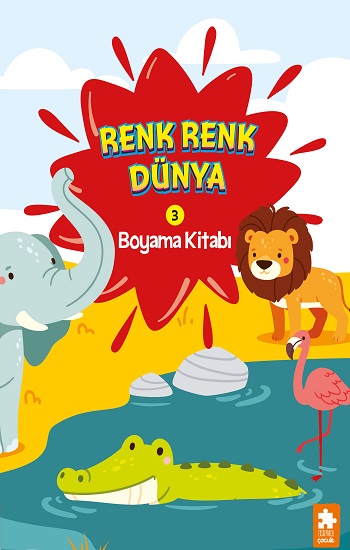 Renk Renk Dünya Boyama Kitabı - 3
