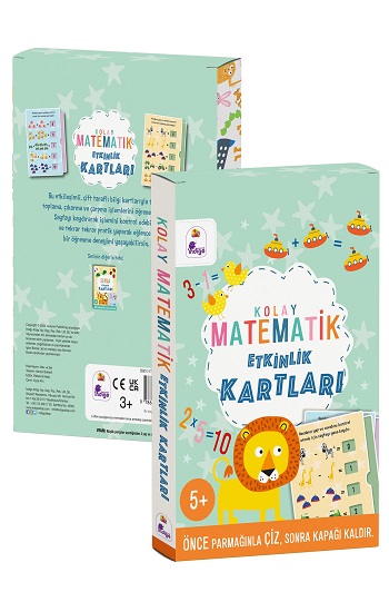 Kolay Matematik Etkinlik Kartları (Ciltli-Kutulu)