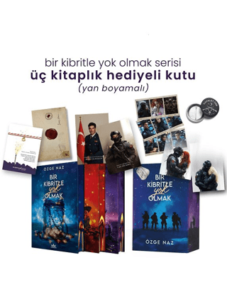 Bir Kibritle Yok Olmak Serisi - Üç Kitaplık Yan Boyamalı Hediyeli Kutu (Ciltli)