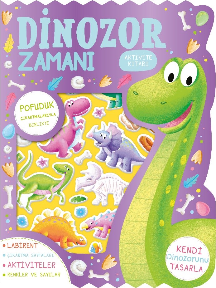 Dinozor Zamanı – Çıkartmalı Aktivite Kitabı
