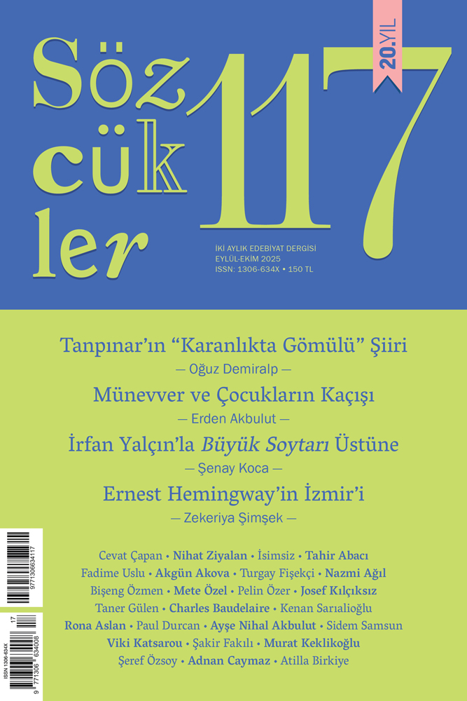 Sözcükler Dergisi 117. Sayı