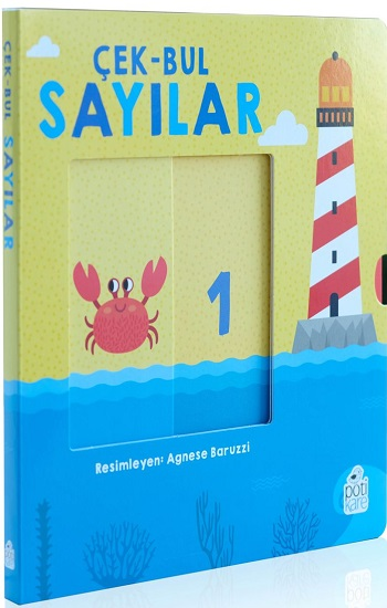 Çek-Bul Sayılar Hareketli Kitaplar (Sıvama Cilt)