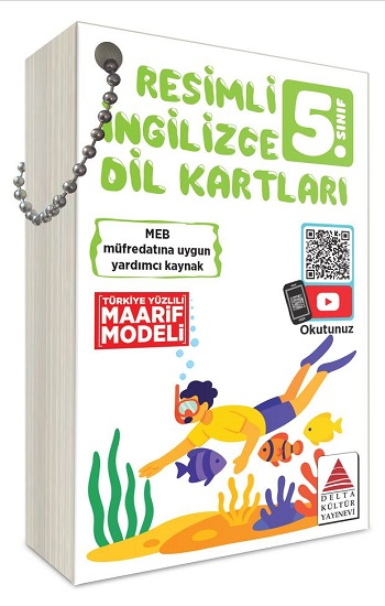 Resimli İngilizce Dil Kartları 5. Sınıf