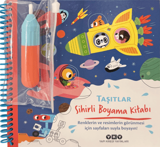 Sihirli Boyama Kitabı – Taşıtlar (Ciltli)