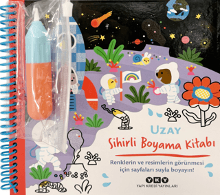 Sihirli Boyama Kitabı – Uzay (Ciltli)