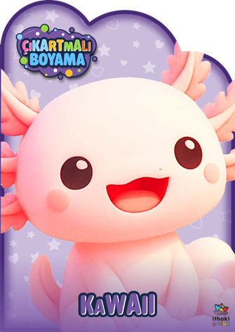 Kawaii Zamanı – Çıkartmalı Boyama Kitabı