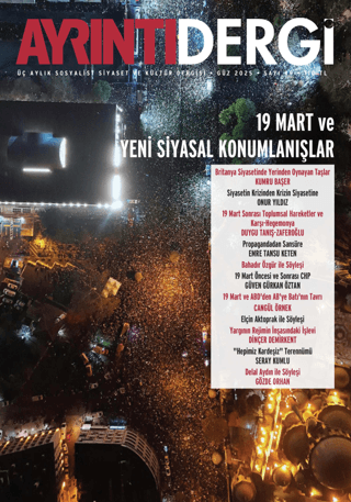 Ayrıntı Dergisi Sayı: 49 Güz 2025