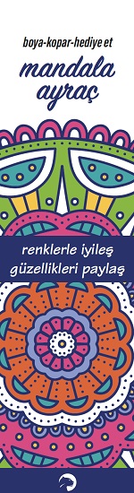 Mandala Ayraç Lacivert