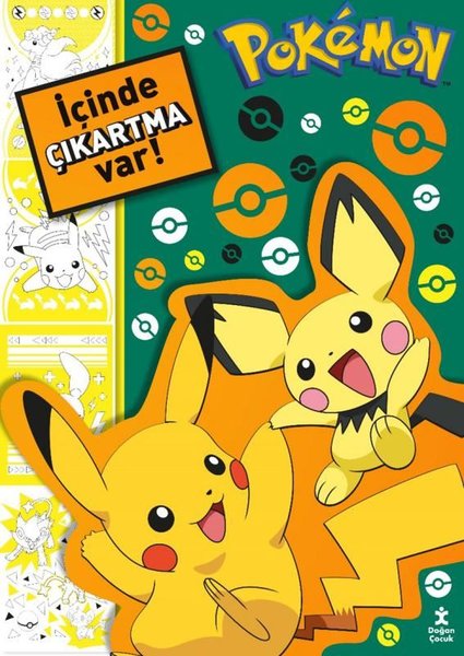 Pokemon - En Sevdiğim Boyama Kitabı - Çıkartmalı