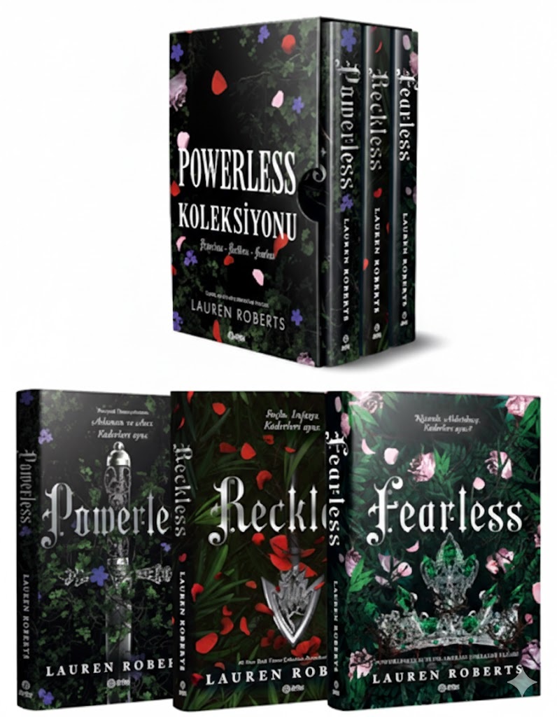 Powerless - Reckless - Fearless 3 Kitap (Ciltli)