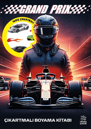 Grand Prix Çıkartmalı Boyama Kitabı