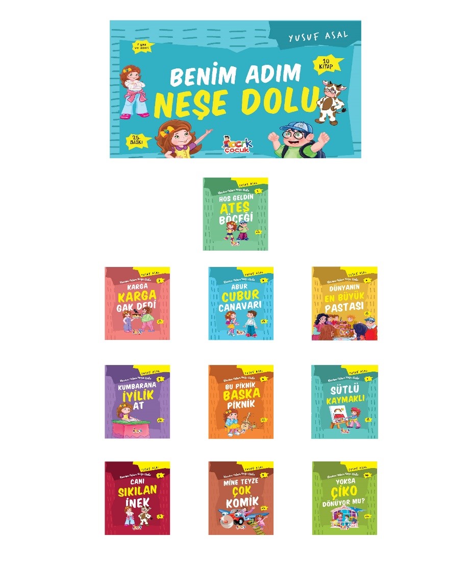 Benim Adım Neşe Dolu (10 Kitap Set)