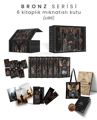 Bronz Serisi 6 Kitaplık Mıknatıslı Kutu – Ciltli
