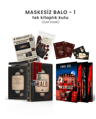 Maskesiz Balo 1 - Tek Kitaplık Kutu Özel Baskı - Ciltli