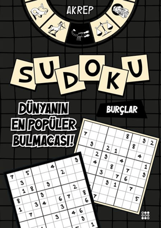 Burçlar Sudoku - Akrep (Kalem Hediyeli)