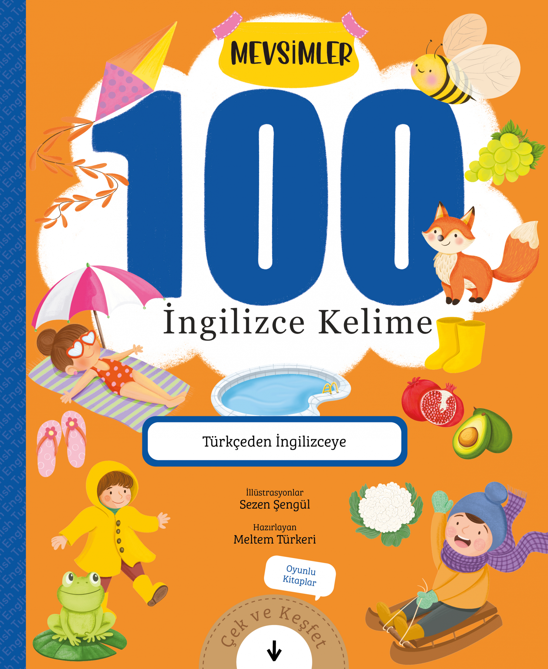 100 İngilizce Kelime Mevsimler - Ciltli