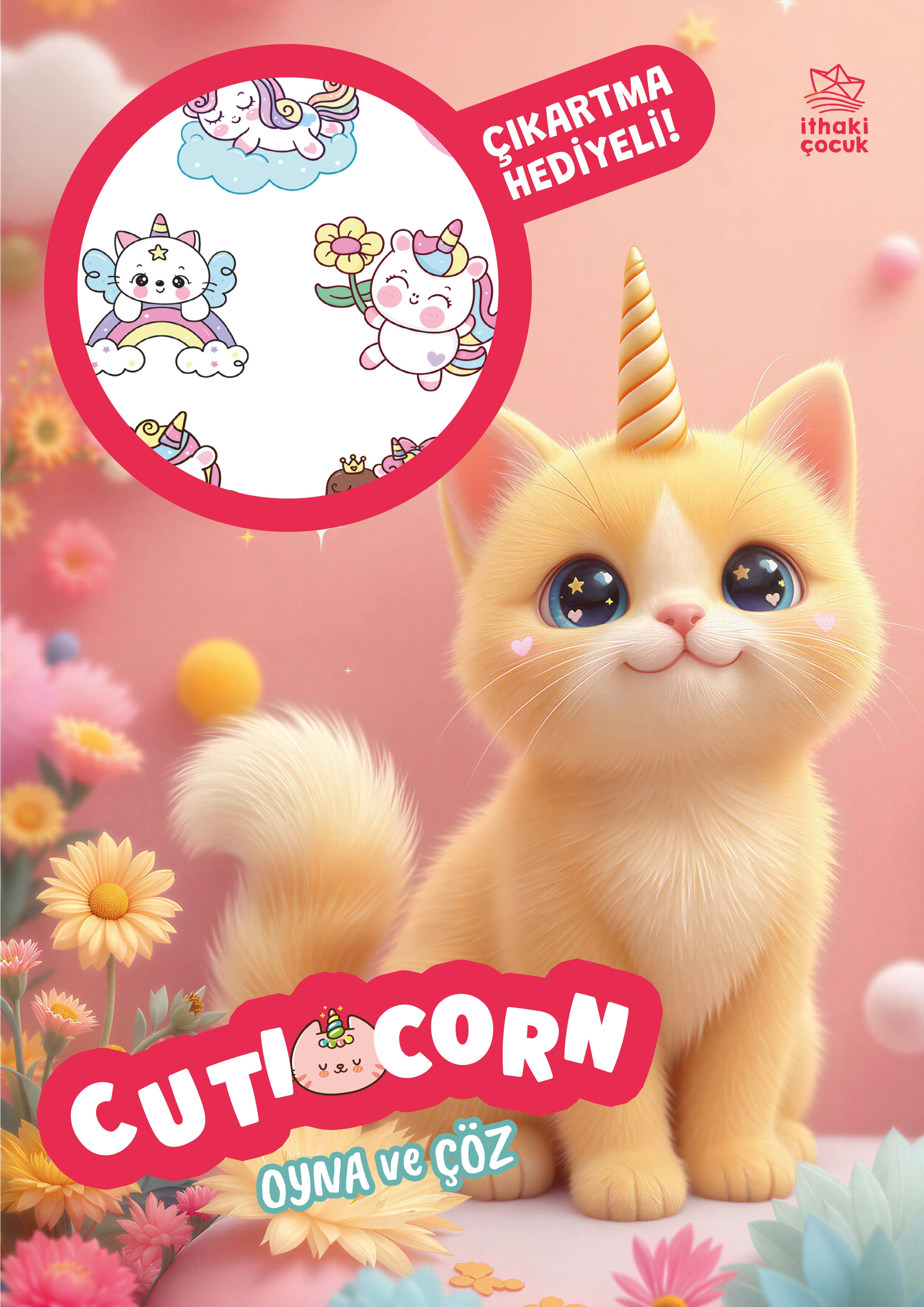 Cuticorn - Oyna ve Çöz Çıkartmalı Etkinlik Kitabı
