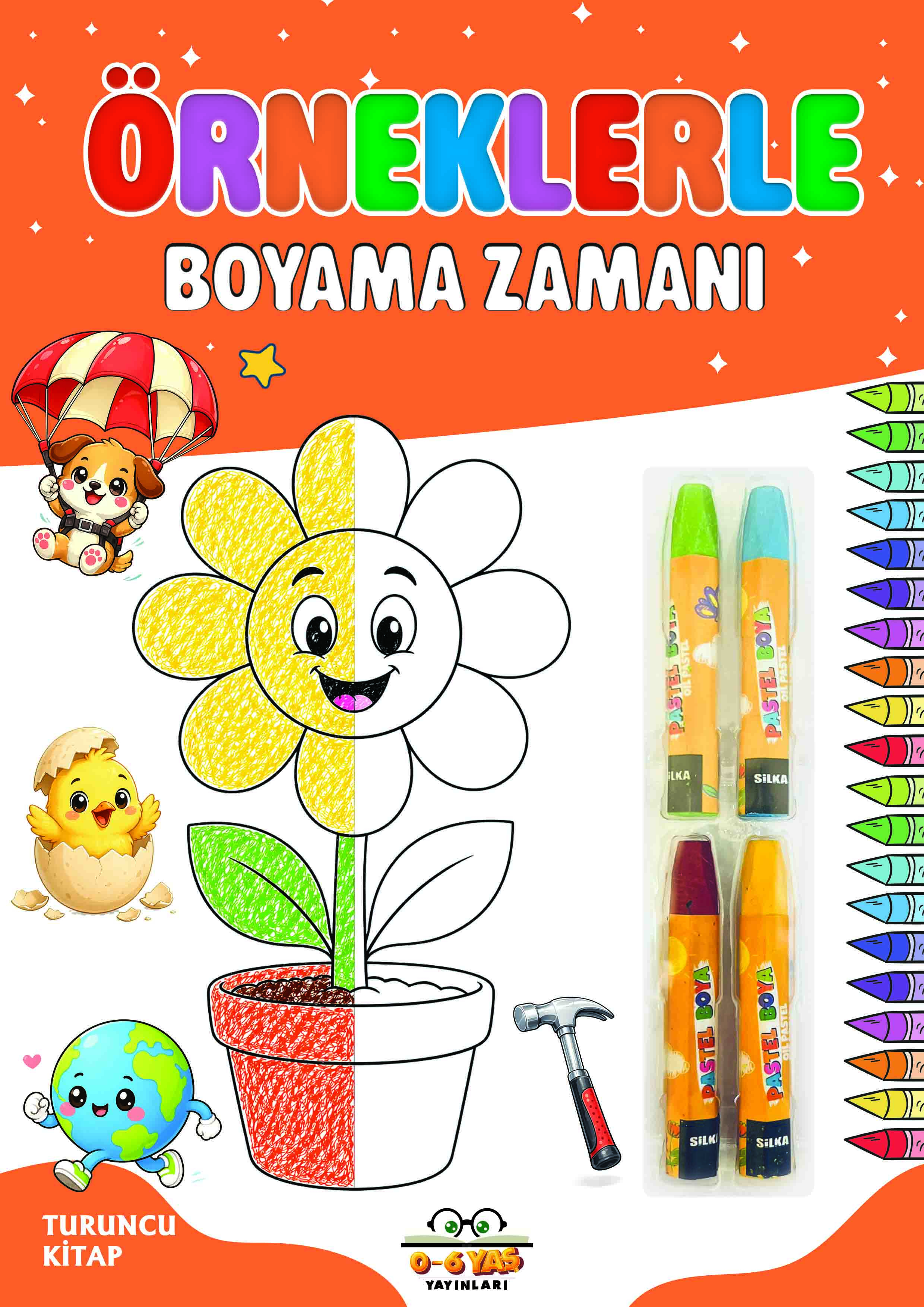 Örneklerle Boyama Zamanı - Turuncu Kitap