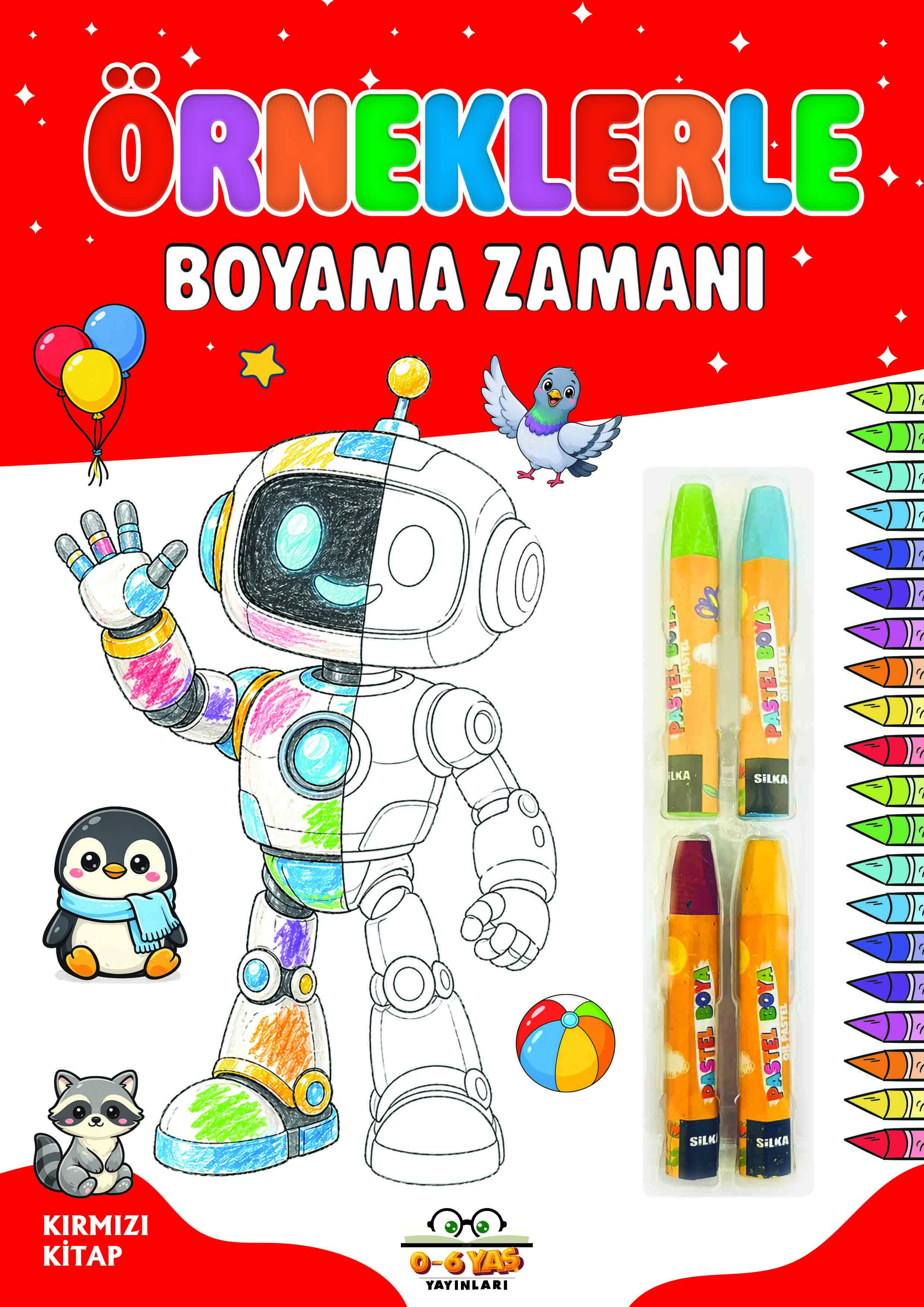 Örneklerle Boyama Zamanı - Kırmızı Kitap