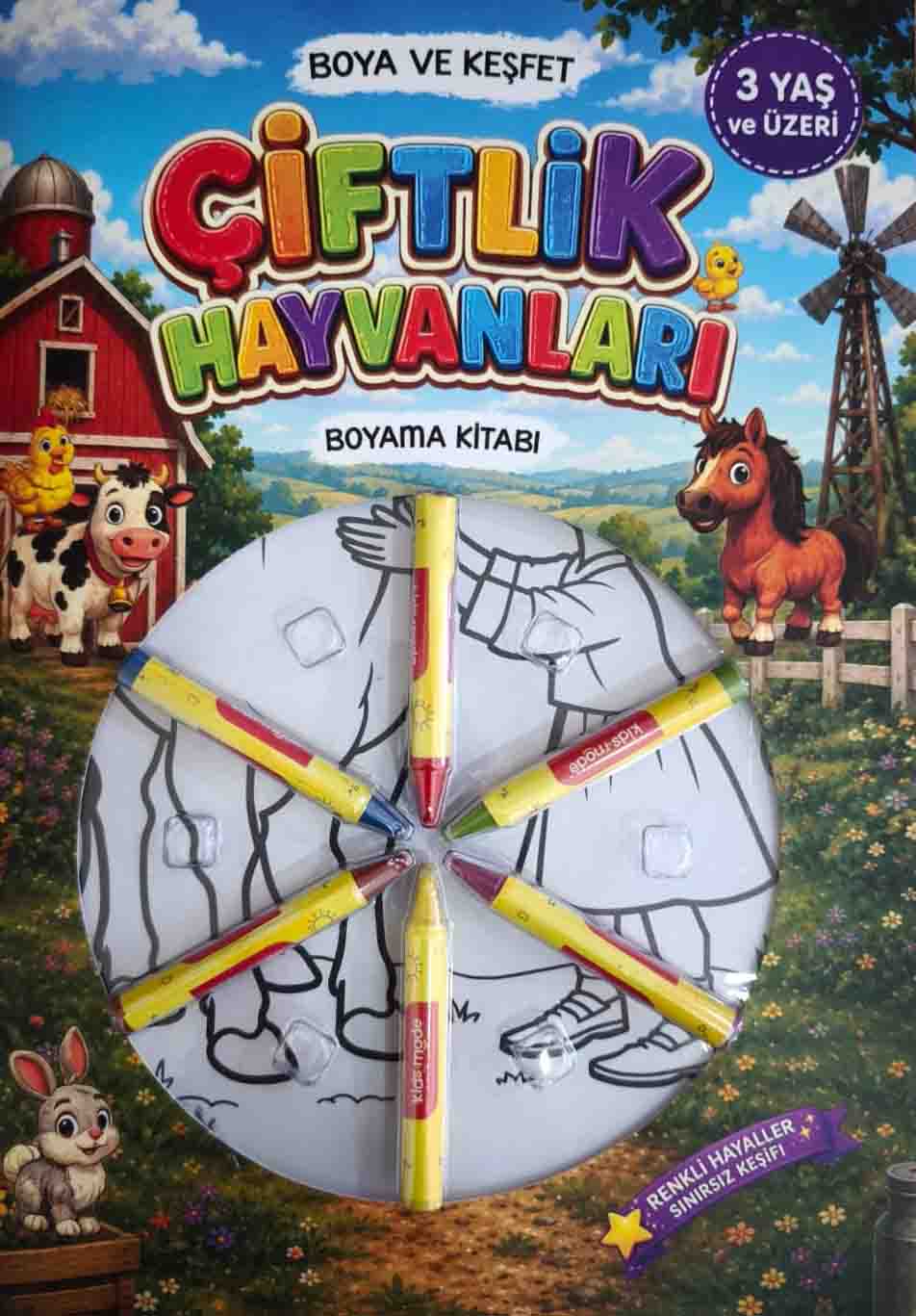 Çiftlik Hayvanları - Boya ve Keşfet