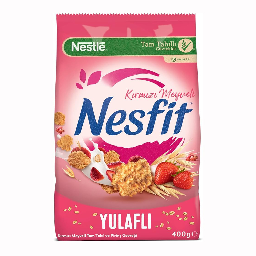 Nestle Nesfit Buğday ve Pirinç Gevreği Kırmızı Meyveli 400 g