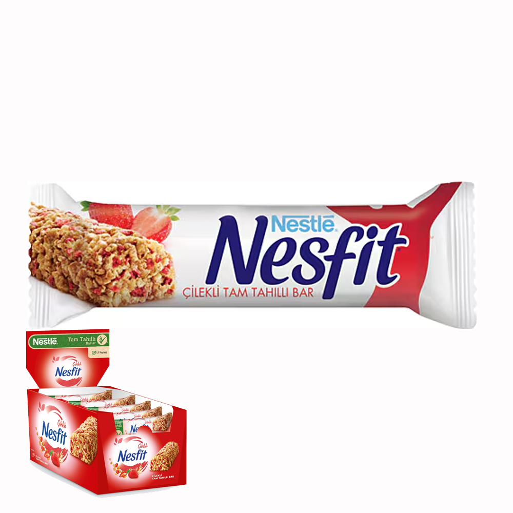 Nestle Nesfit Bar Çilekli 23,50 Gr.X 16