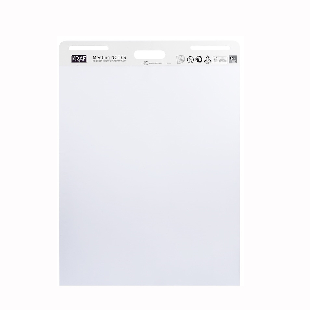 Kraf Flıpchart Kağıdı Yapışkanlı 635X762Mm 30 Yp