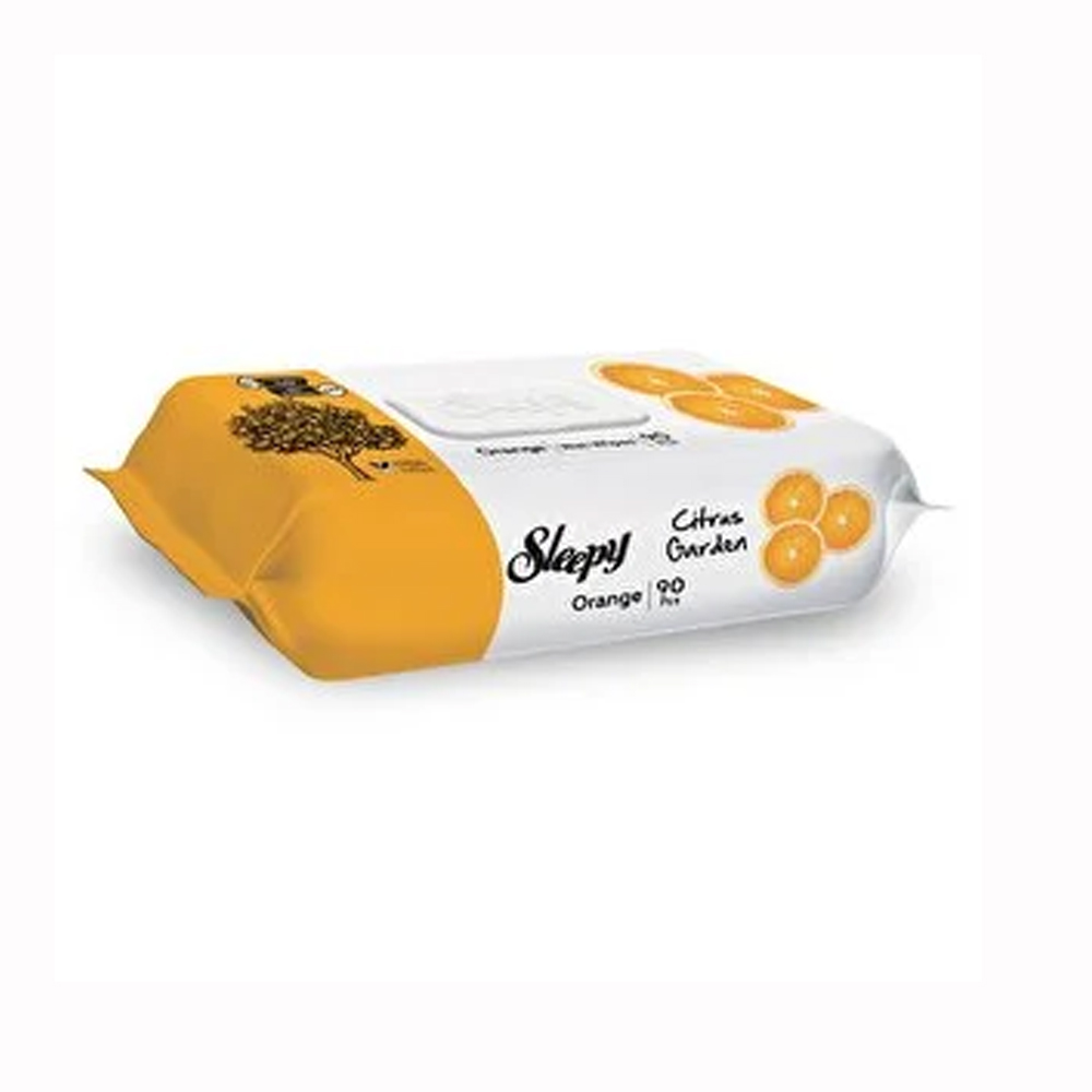 Sleepy Citrus Garden Islak Bebek Havlusu #3