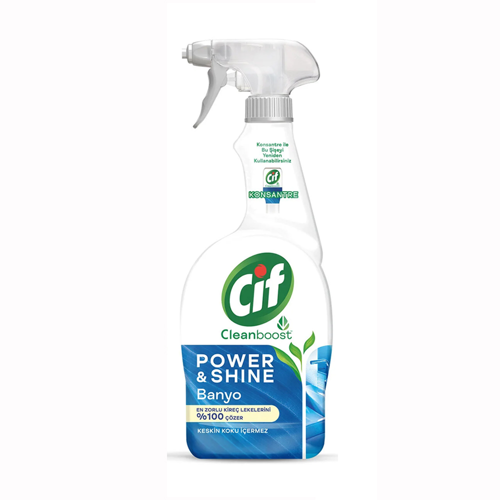 Cif Power Shine Sprey Banyo Temizleyici 750Ml