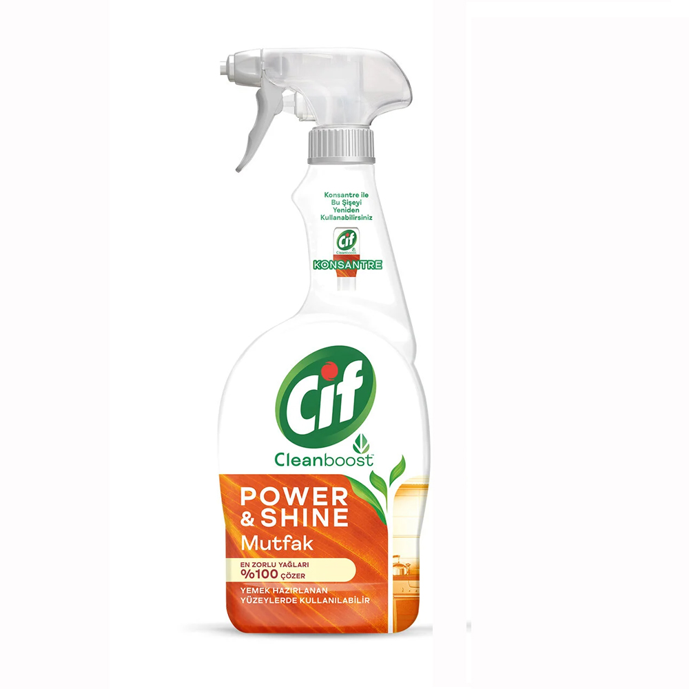 Cif Power Shine Sprey Mutfak Temizleyici 750Ml