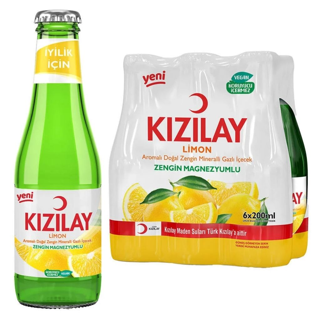 Kızılay Soda Limonlu 200 Ml 24lü