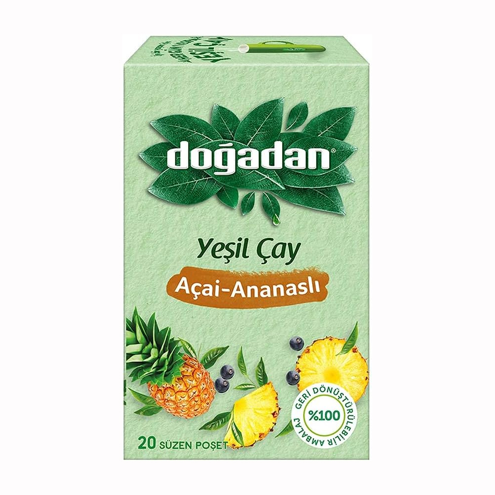 Doğadan Yeşil Çay Açai-Ananaslı  (20Li)