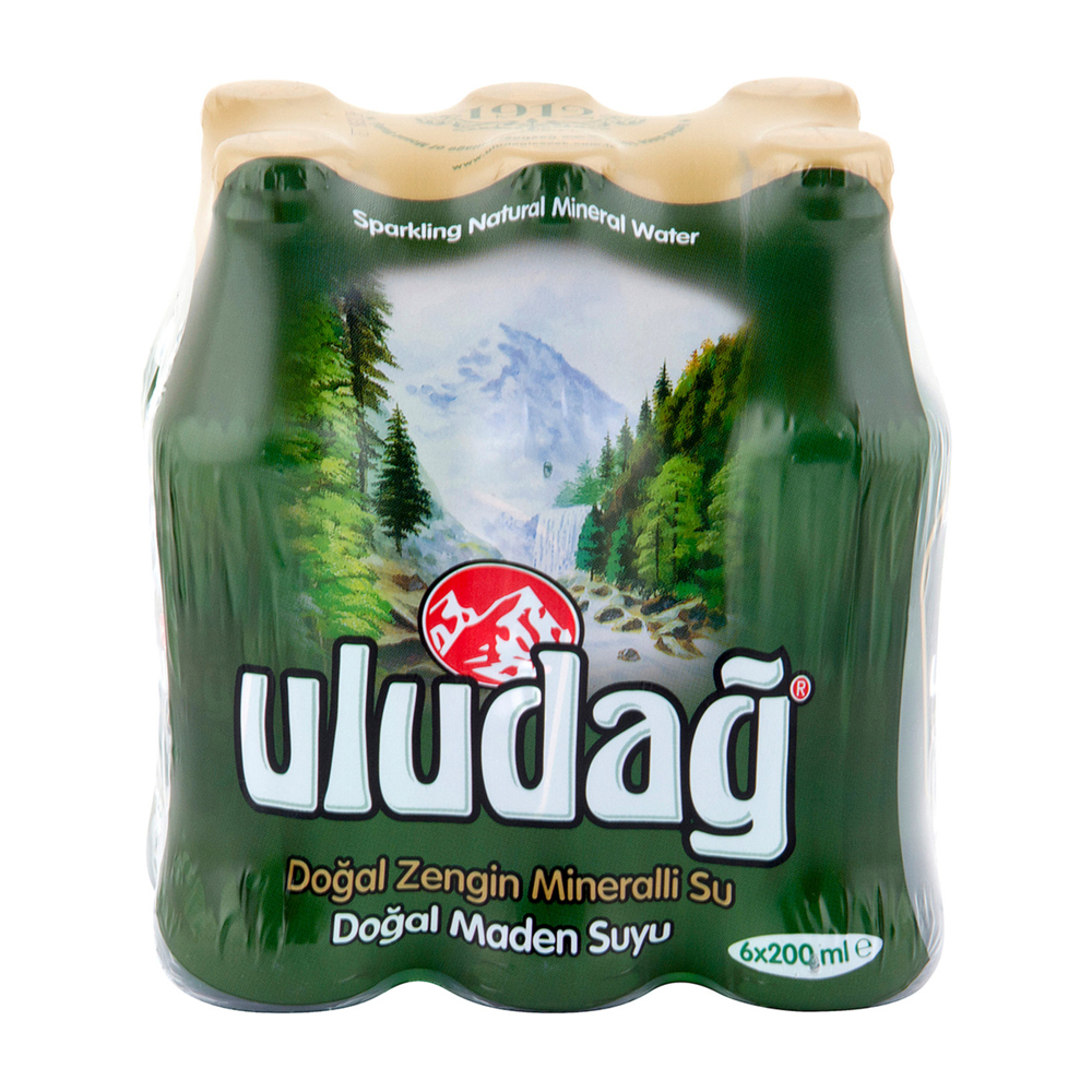 Uludağ  Doğal Maden Suyu 200Ml 24'lü koli