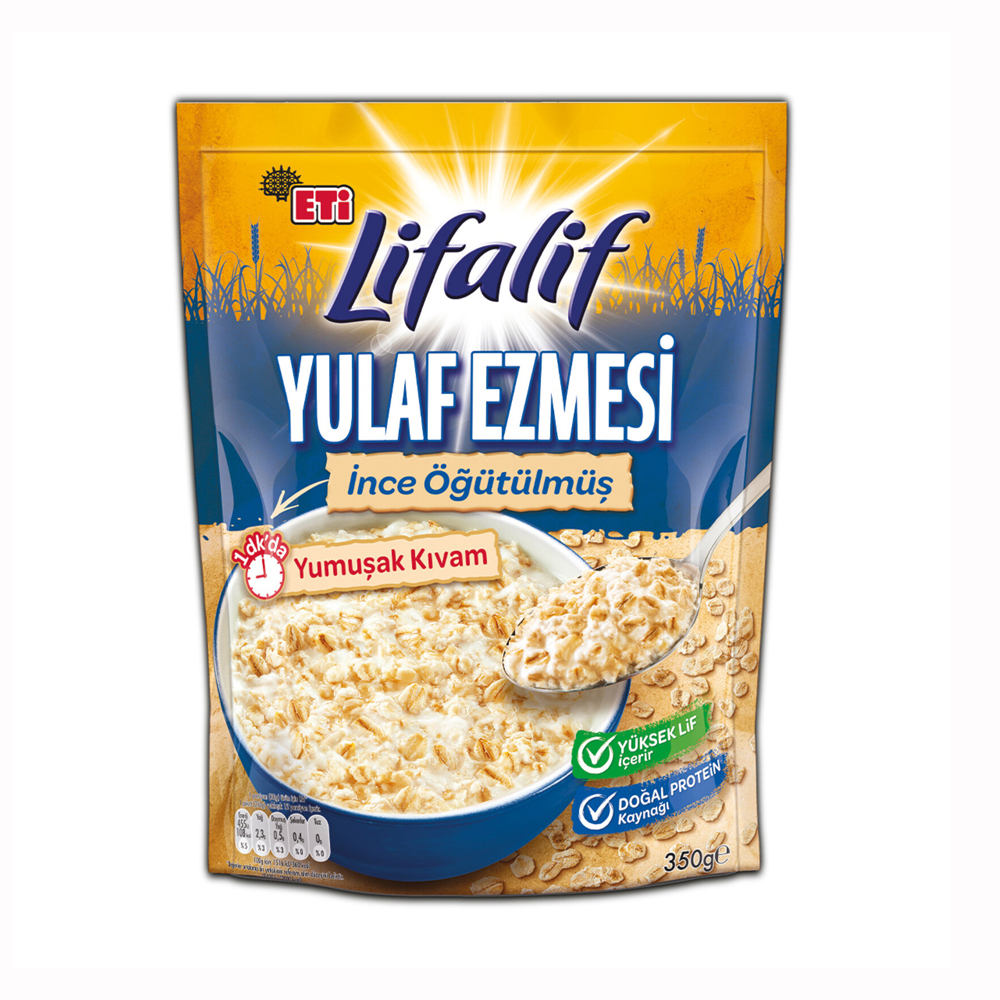 Eti Lifalif İnce Öğütülmüş Yulaf Ezmesi 350 G