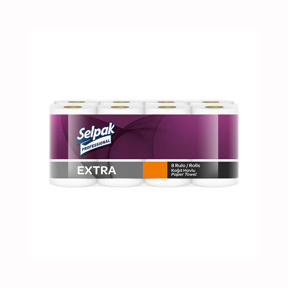 Selpak Professional Extra Kağıt Havlu 2 Katlı 8 Adet 7900094