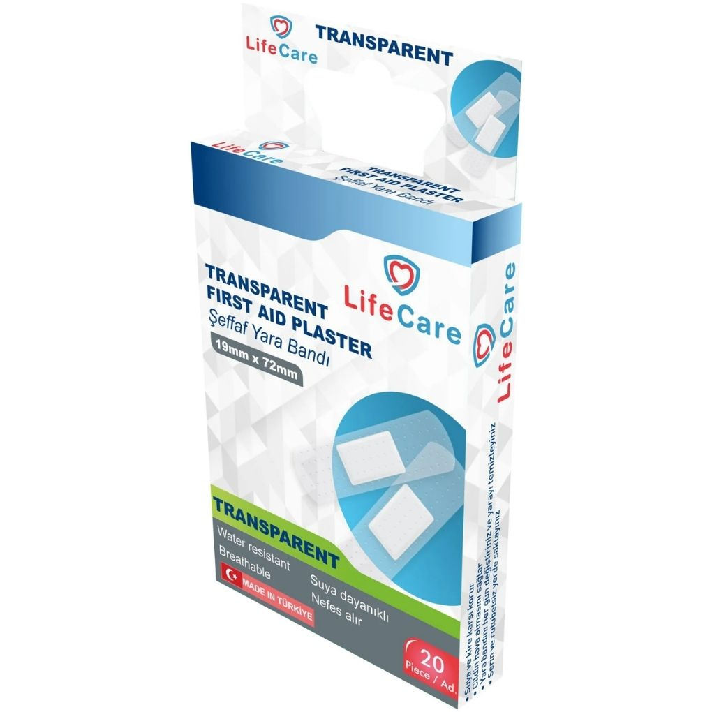 Life Care Şeffaf Yara Bandı 20\'li Kutu