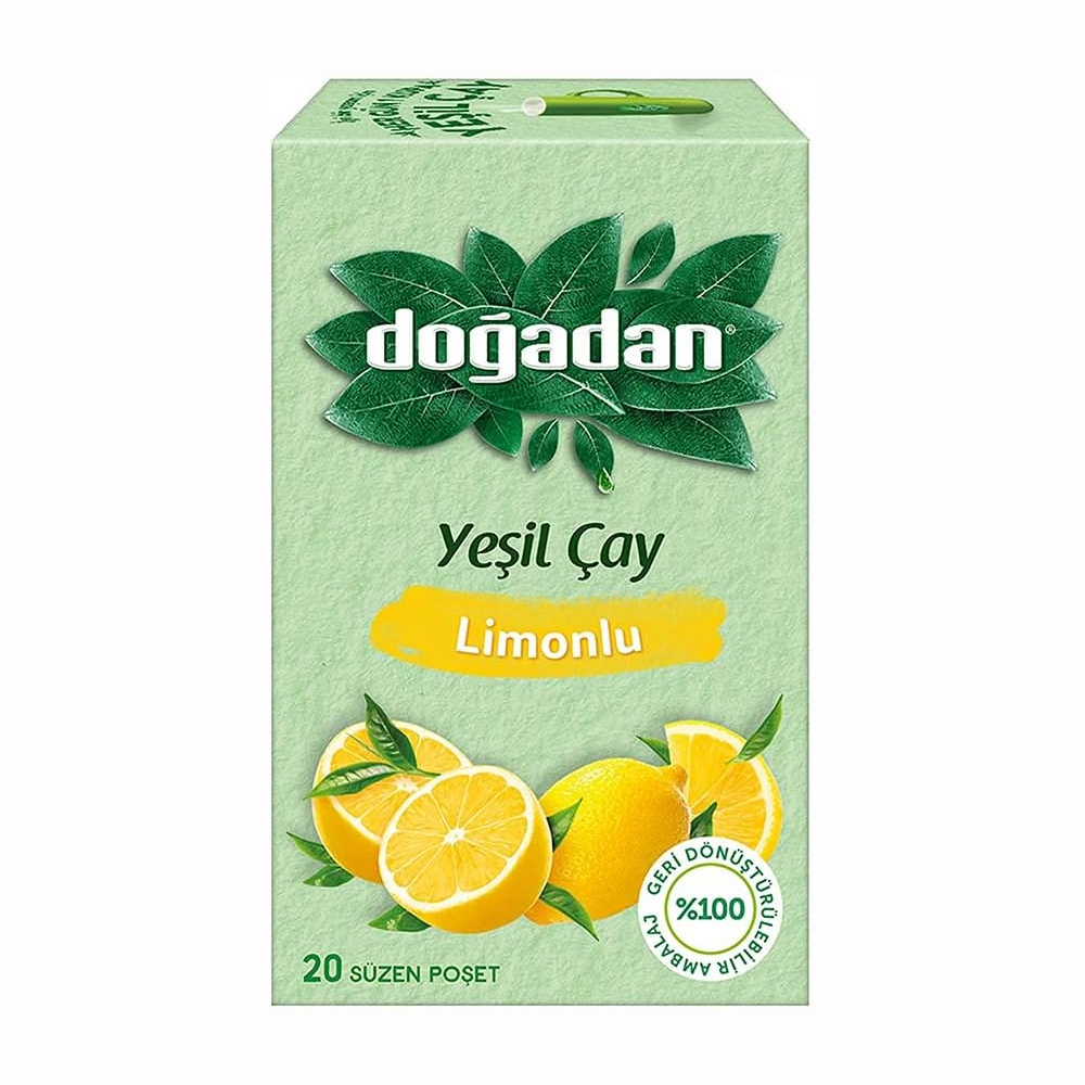 Doğadan Limonlu Yeşil Çay (Hoe Ft)  (20Li)