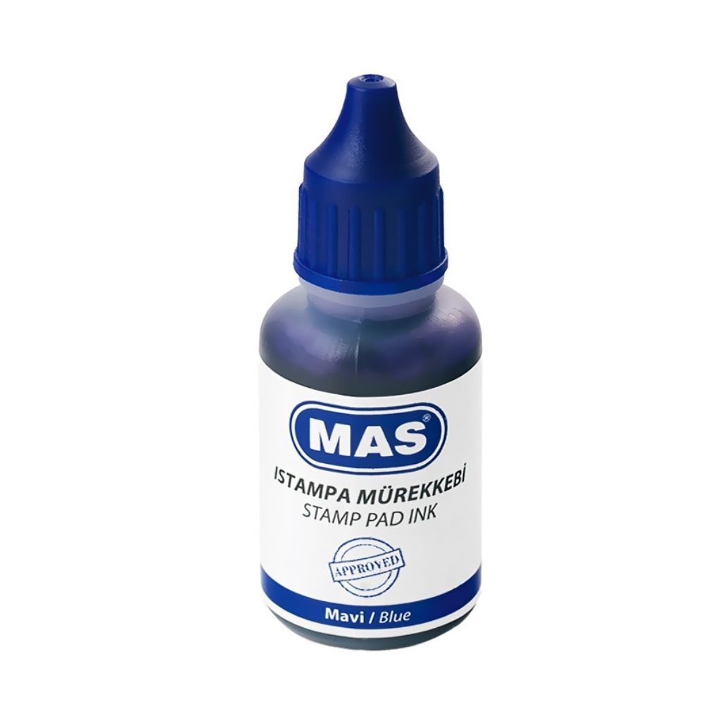 Mas 463 Istampa Mürekkebi Mavi 20Ml