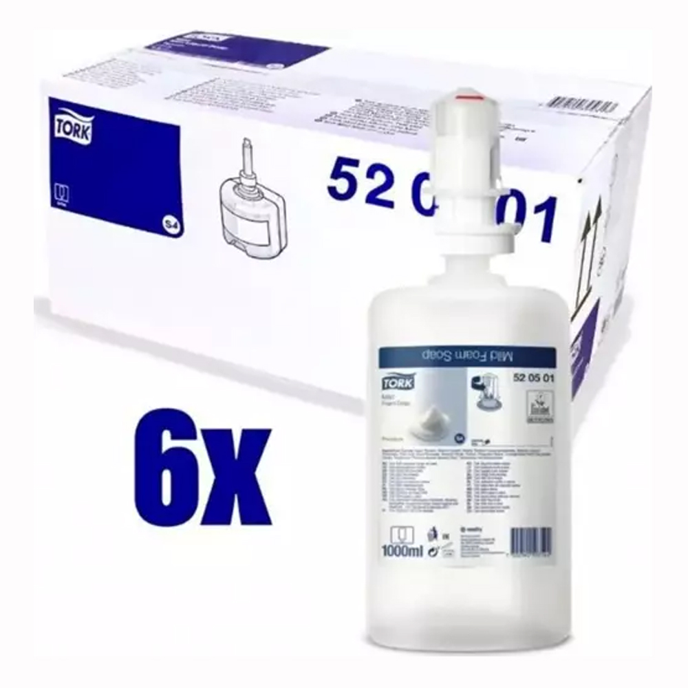 Tork 520501 Premıum Köpük Sabun 1 Lt 6 Lı Koli