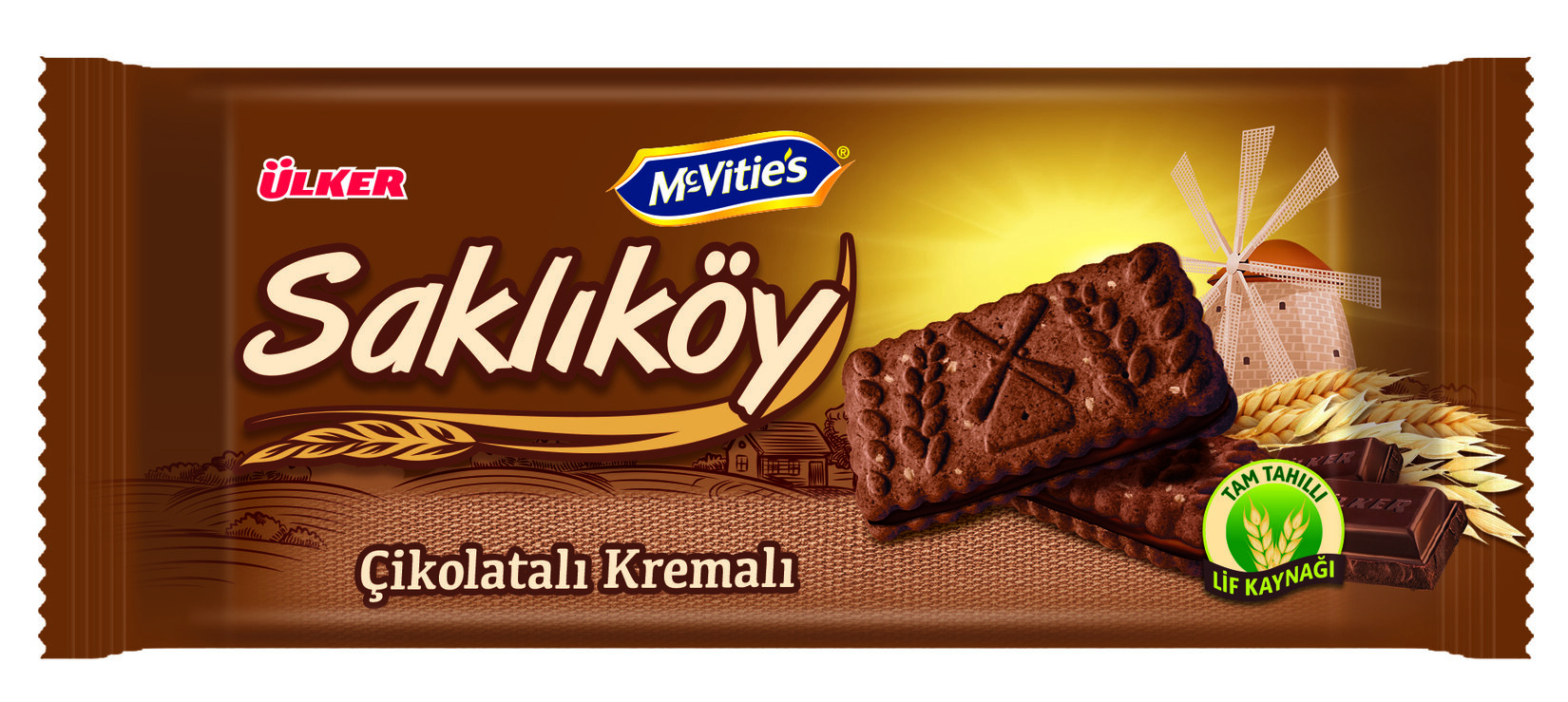 Ülker Saklıköy Çikolatalı Kremalı Bisk.87Gr x 24