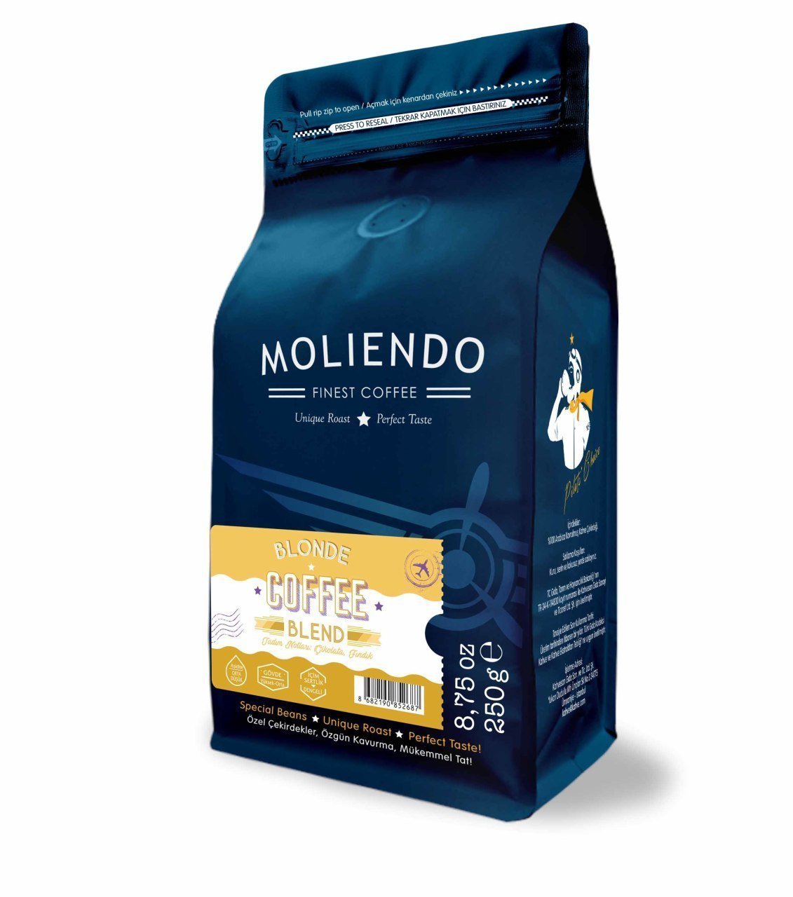 Moliendo Blonde Coffee Blend 1000 gr. #2