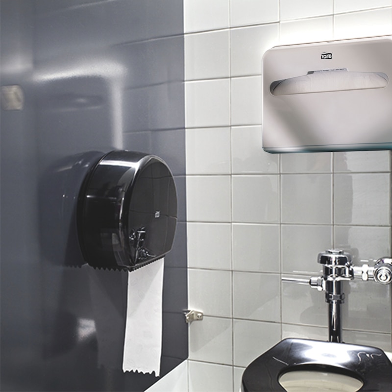 Tork 344080 Klozet Kapak Örtüsü Dispenseri Beyaz V1 #3