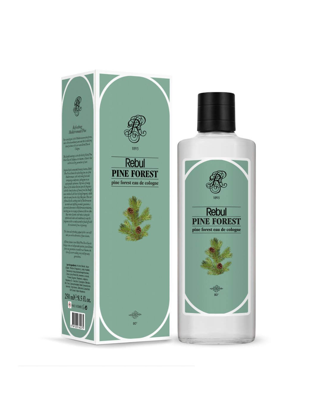 Rebul Kolonya 250 Ml Cam Şişe Pine Forest Edc Tm02455