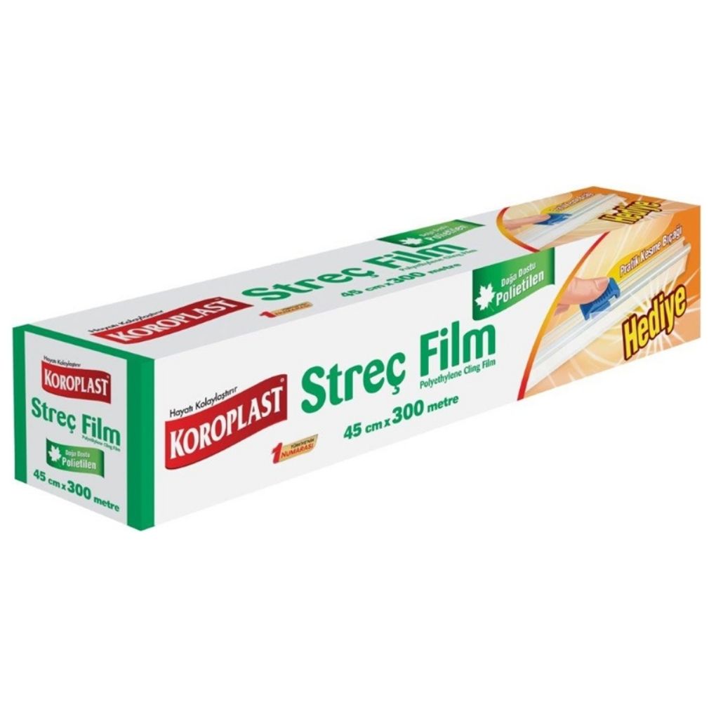 Koroplast Streç Film Endüstriyel 45 Cm X 300 Mt St03500034